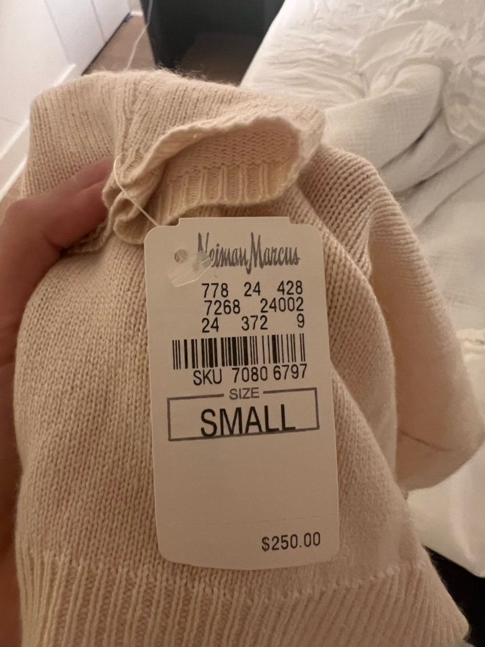 Rebecca Taylor Vintage Pink Floral Cardigan Cashmere Silk NWT [Size S] - Picture 4 of 5